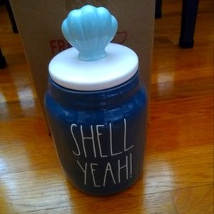 COPY - NEW Rae Dunn  Shell Yeah canister